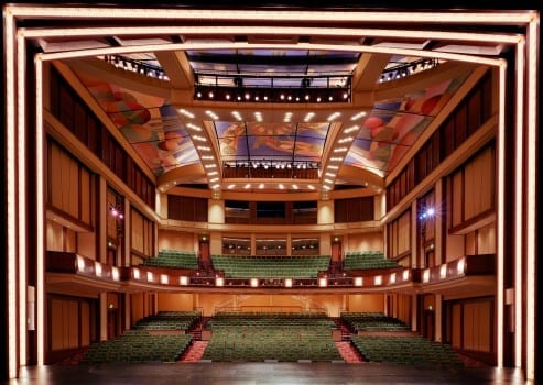 The multi-purpose 907 seat Maxwell M. and Ruth R. Belding Theater addition ...